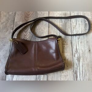 Vintage Coach 4104 Crossbody Purse in Brown Leather